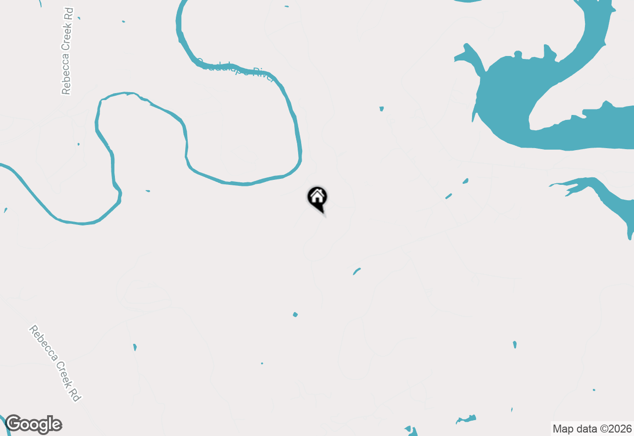 Map of 1610 Paradise Pkwy, Canyon Lake, TX 78133