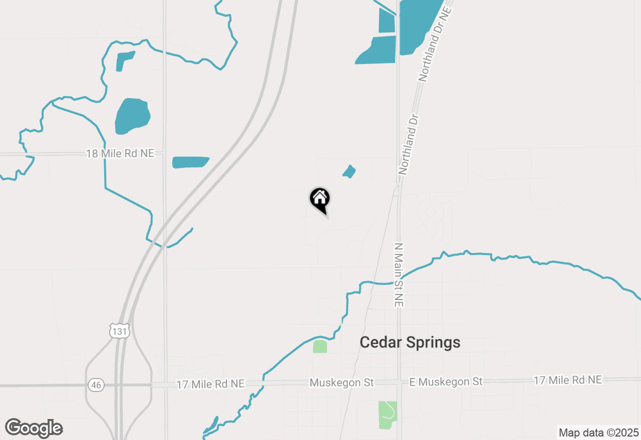 Map of 270 Settlers Pass, Cedar Springs, MI 49319
