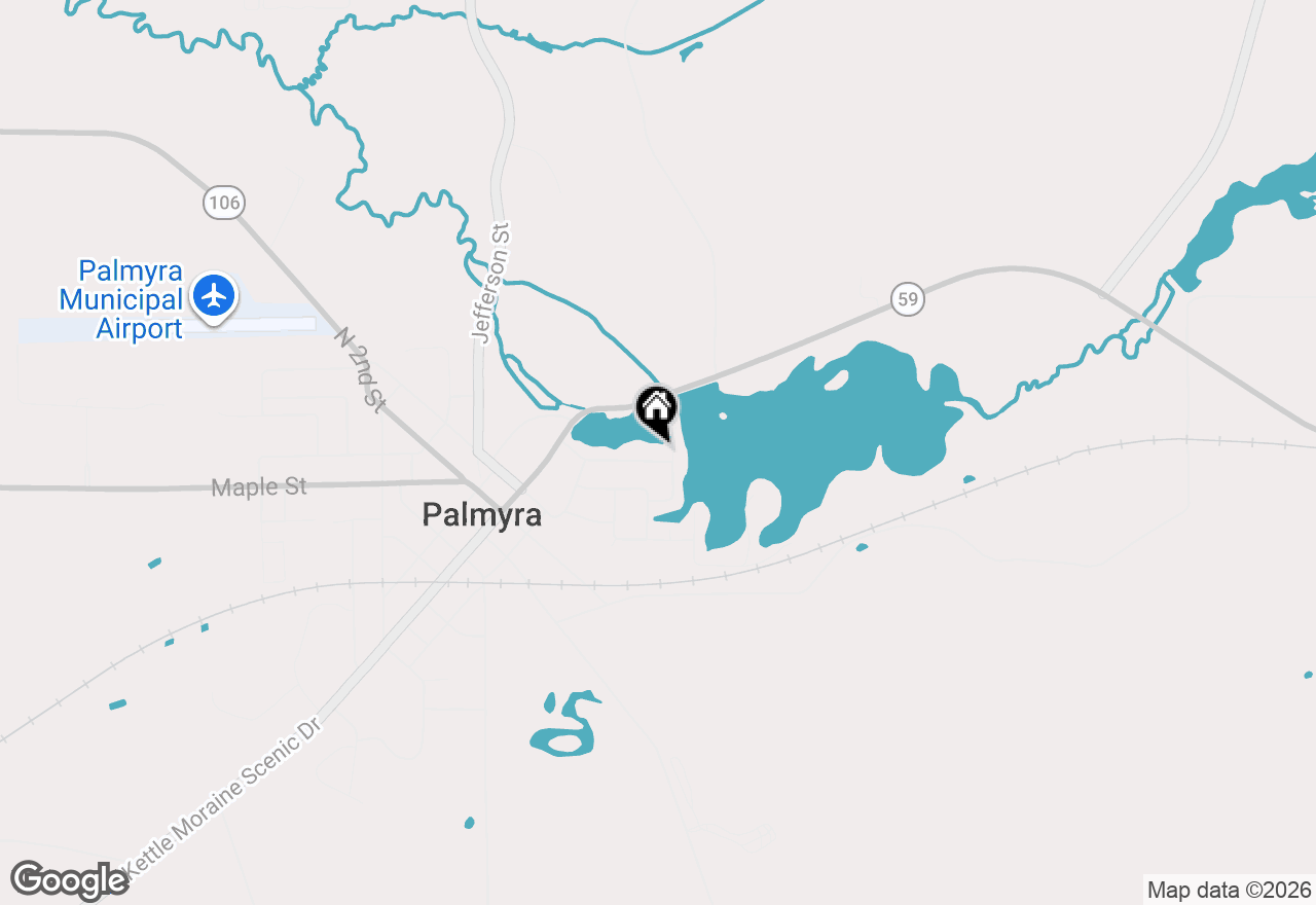 Map of 510 Anemone Ave, Palmyra, WI 53156