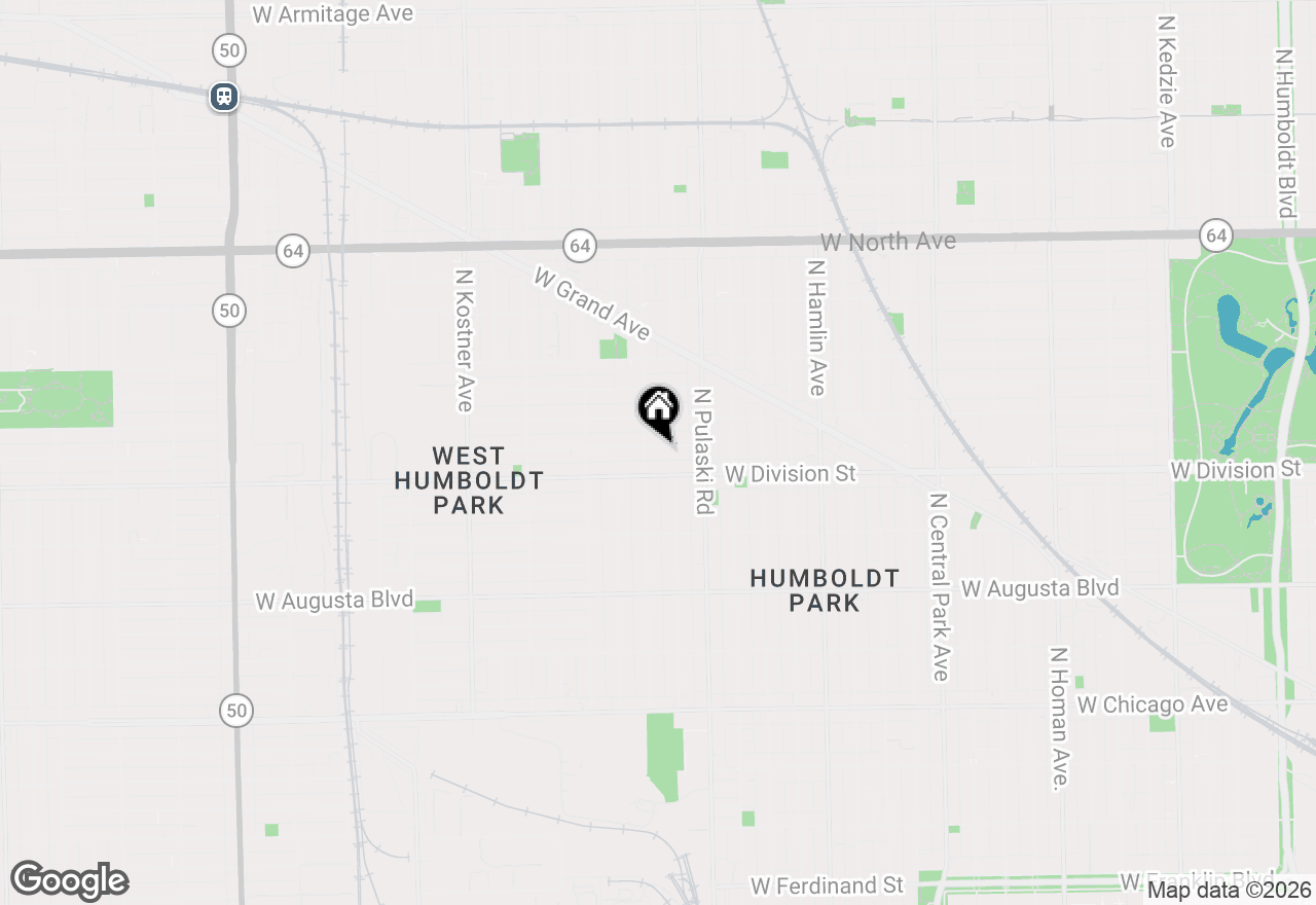 Map of 4049 W Crystal Street, Chicago, IL 60651