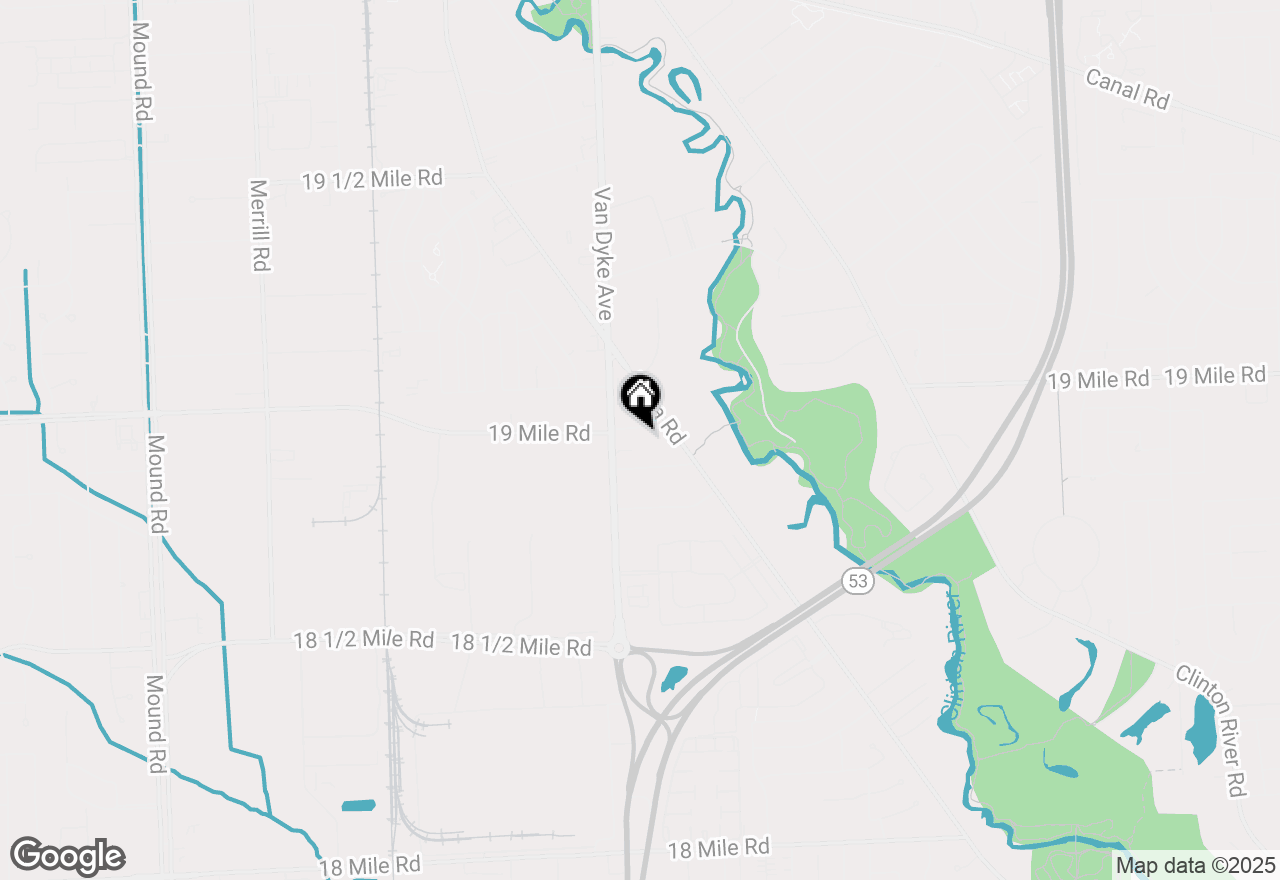 Map of 8056 Dawn Drive, Sterling Heights, MI 48314