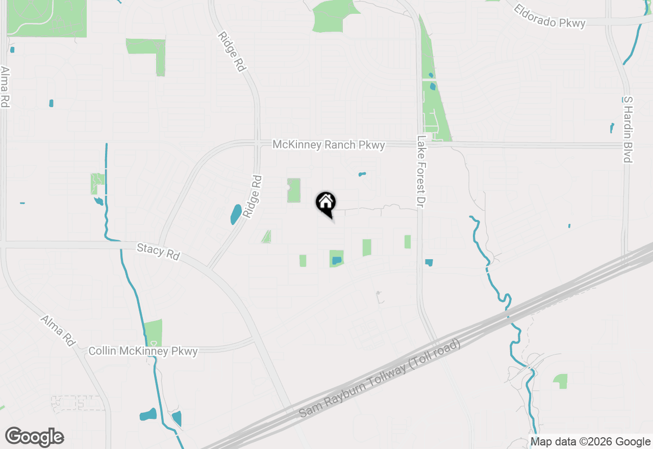 Map of 5632 Hampshire Drive, Mckinney, TX 75070