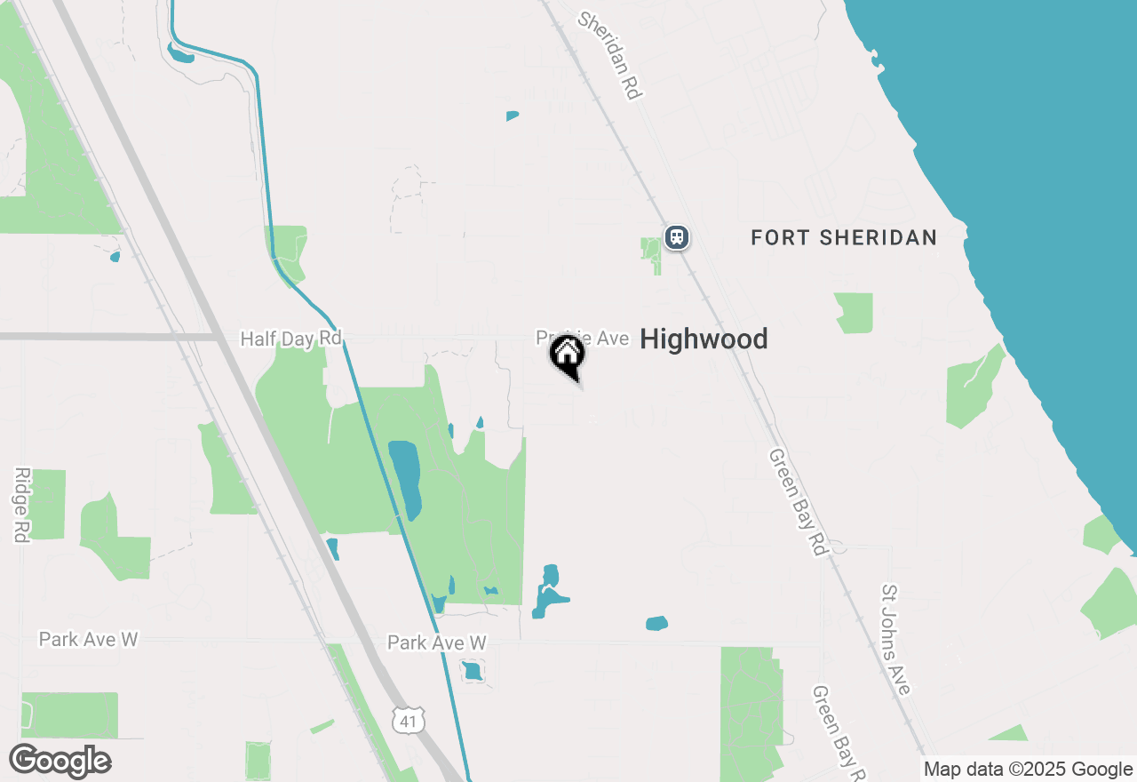 Map of 52 S Central Avenue, Highwood, IL 60040