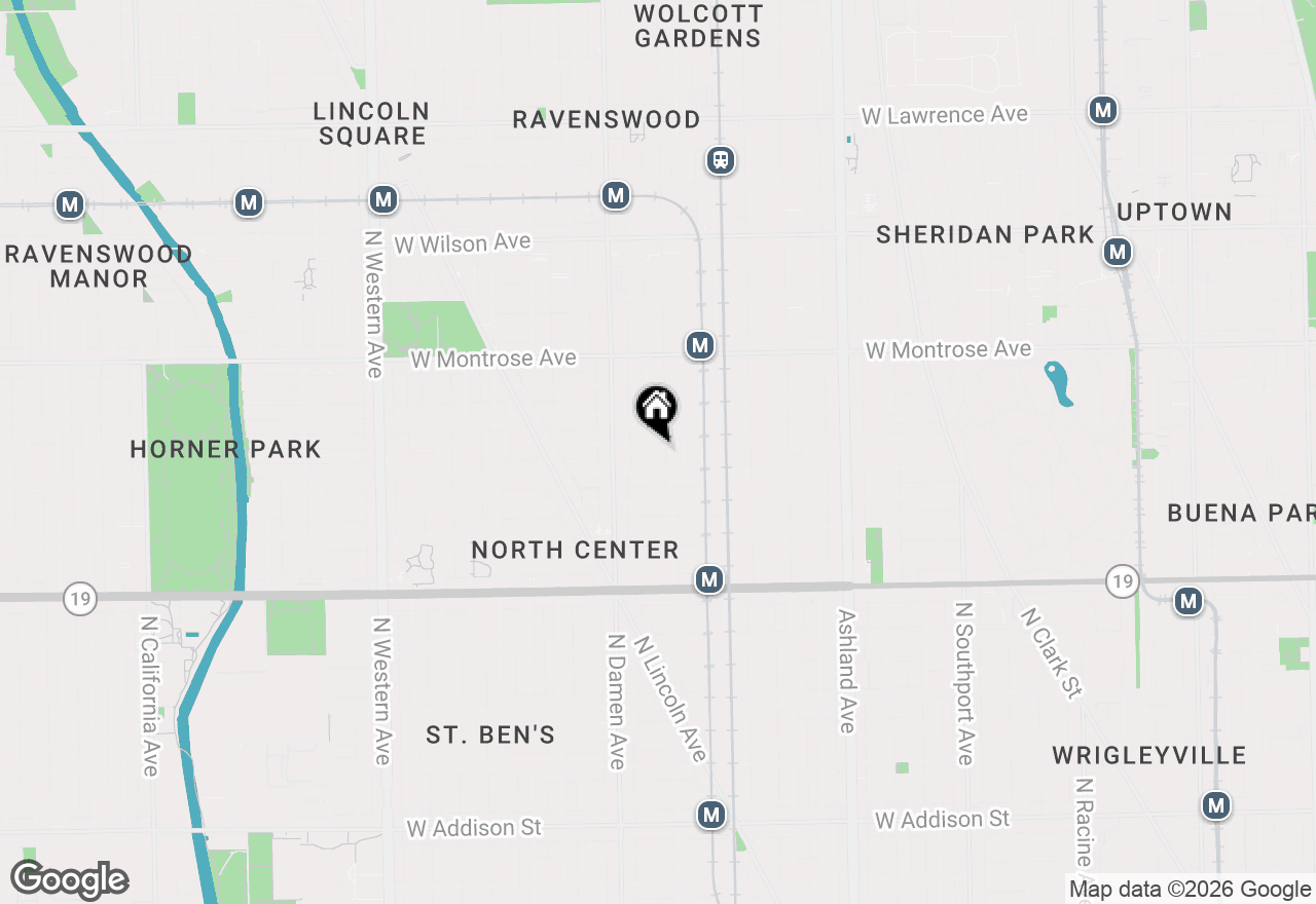 Map of 4219 N Winchester Avenue, Chicago, IL 60613