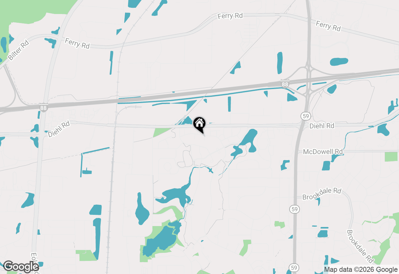 Map of 30W539 Fairway Drive, Naperville, IL 60563