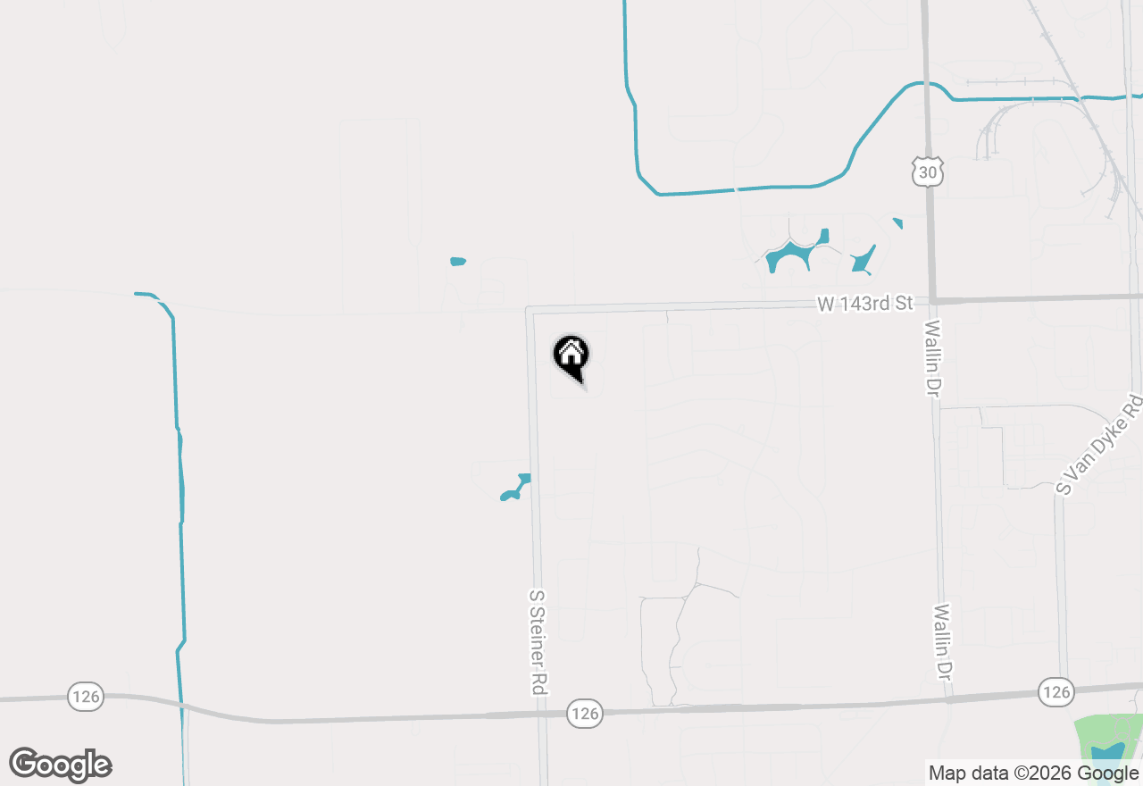 Map of 25506 W Alabaster Circle, Plainfield, IL 60544