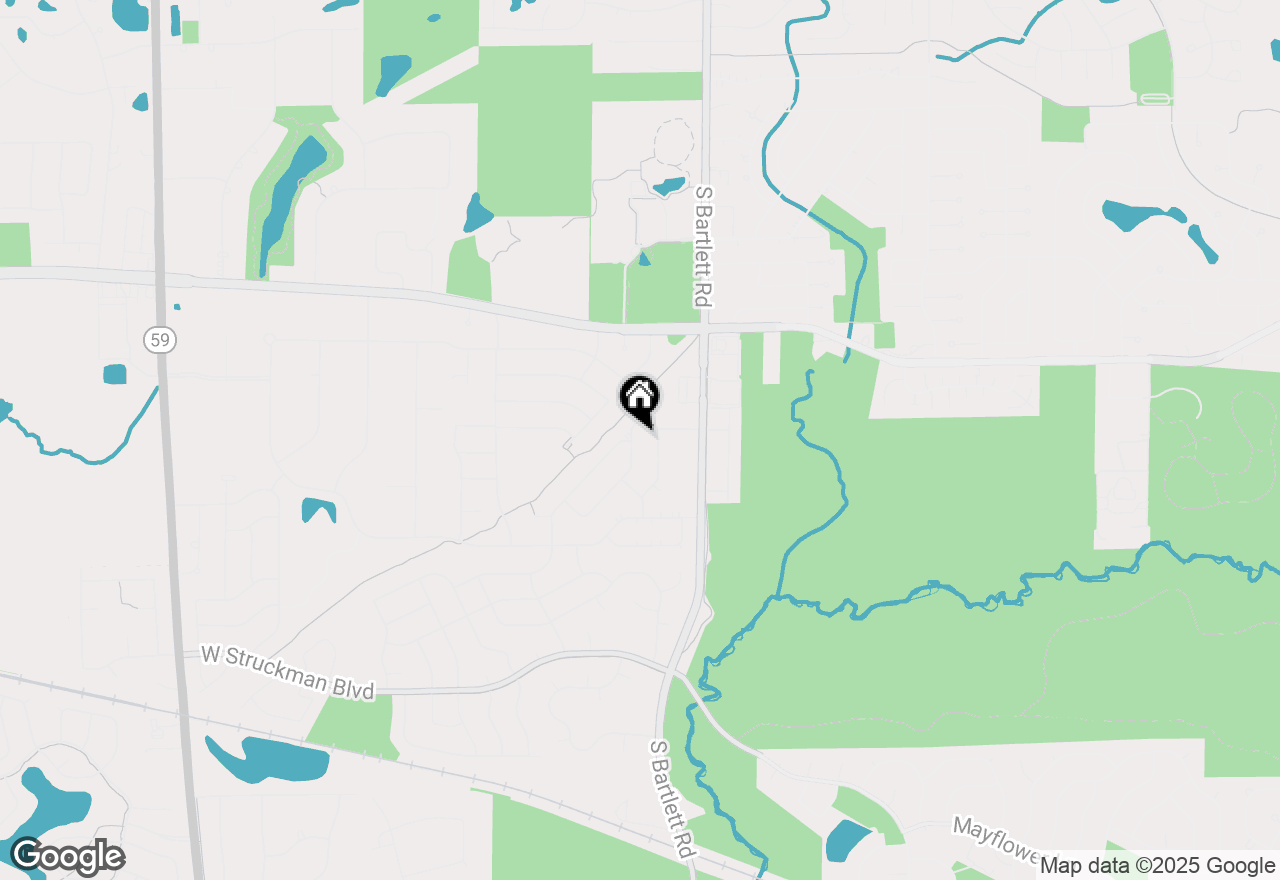 Map of 1005 Georgian Place #1005, Bartlett, IL 60103