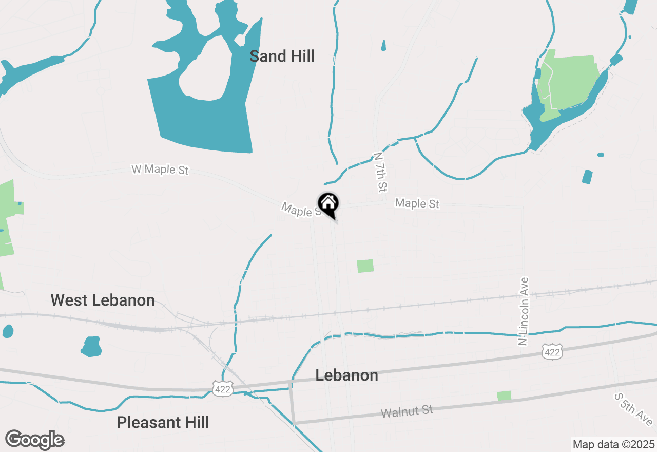 Map of 613 N 9th Street, Lebanon, PA 17046