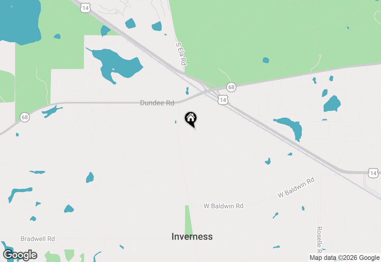 Map of 1043 Blackburn Drive, Inverness, IL 60067