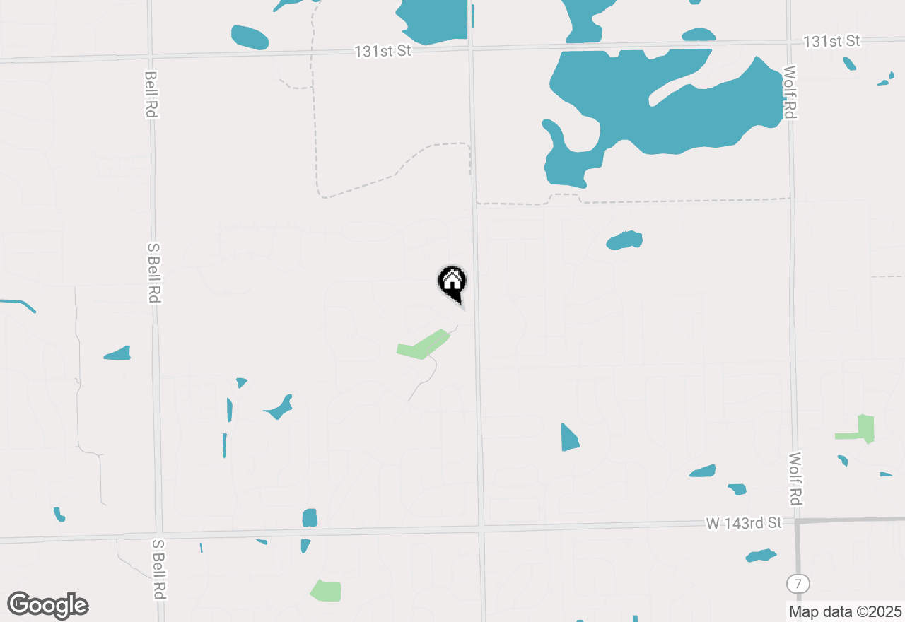 Map of 13735 Venetian Court, Orland Park, IL 60467