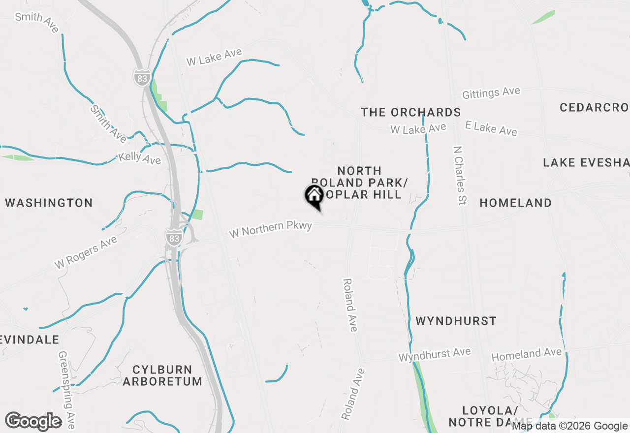Map of 902 W Northern Parkway, Baltimore, MD 21210