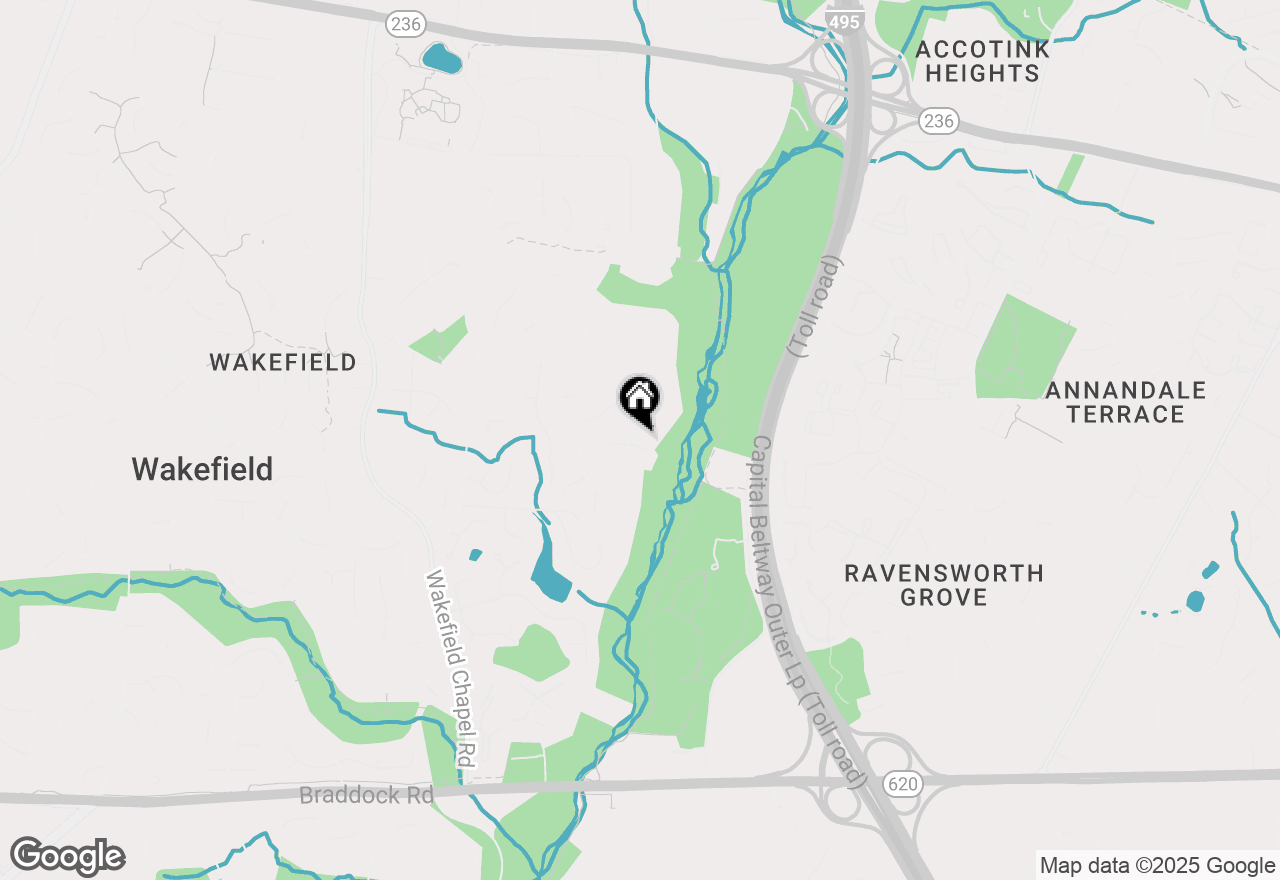 Map of 8222 Toll House Road, Annandale, VA 22003