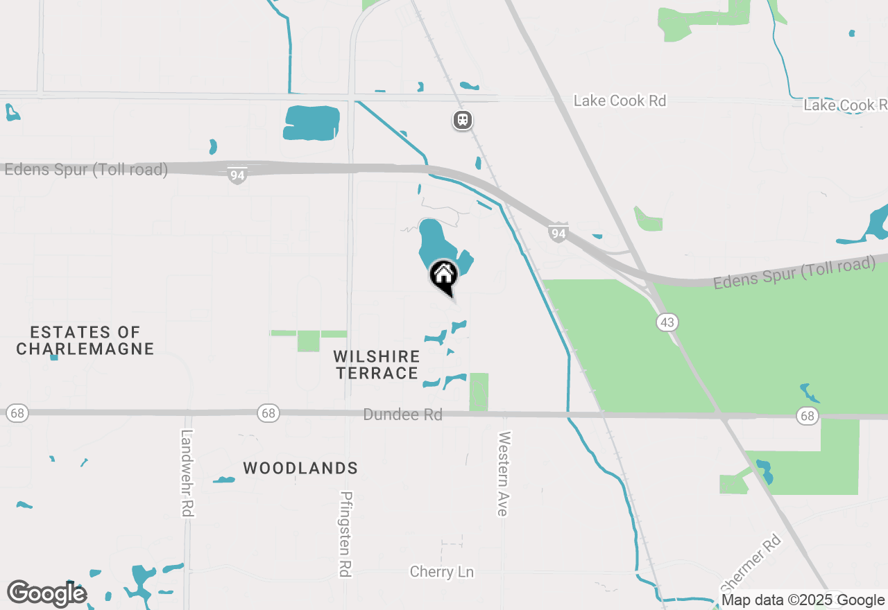 Map of 2552 Buckland Lane, Northbrook, IL 60062