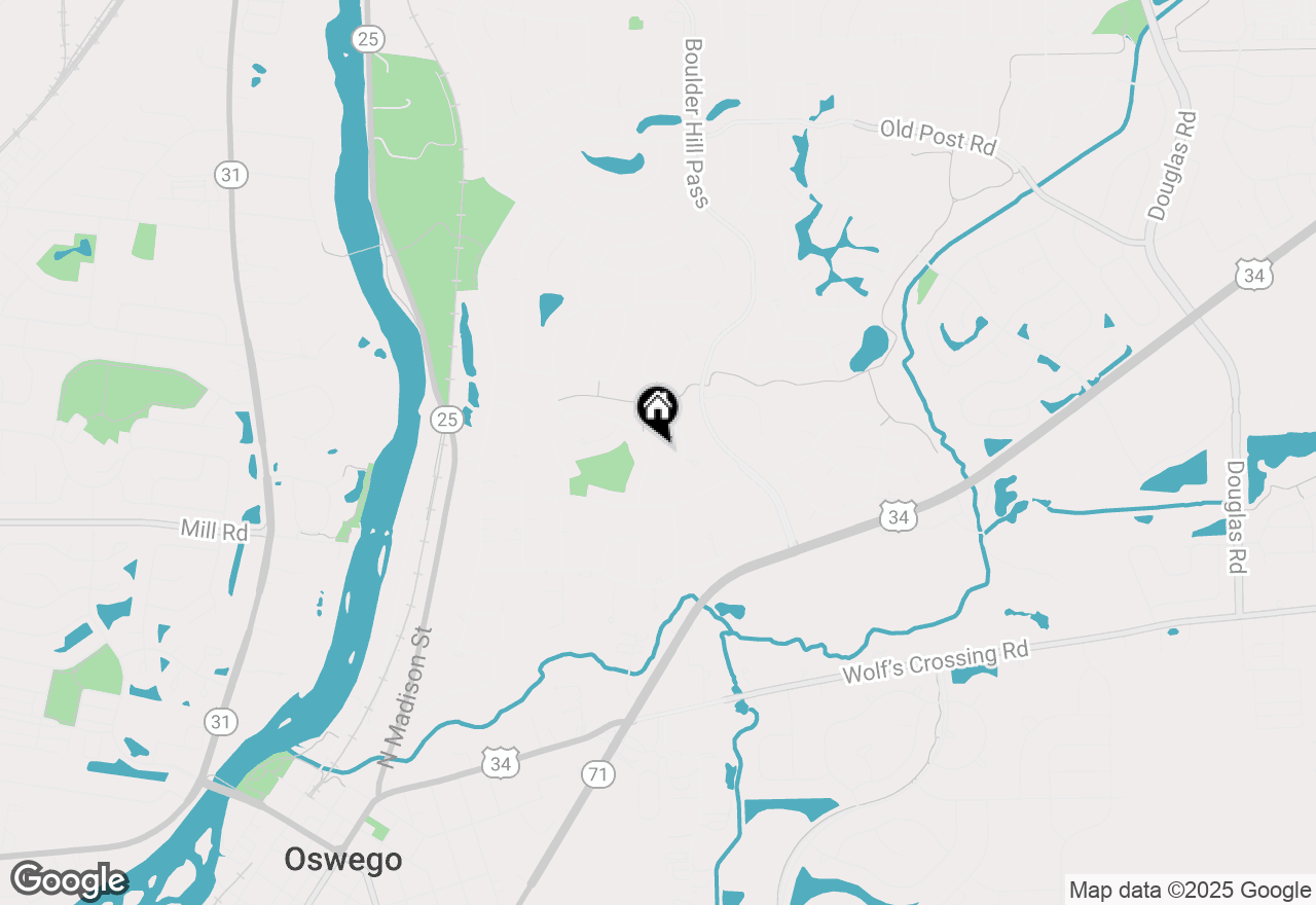 Map of 309 Northampton Drive, Oswego, IL 60543