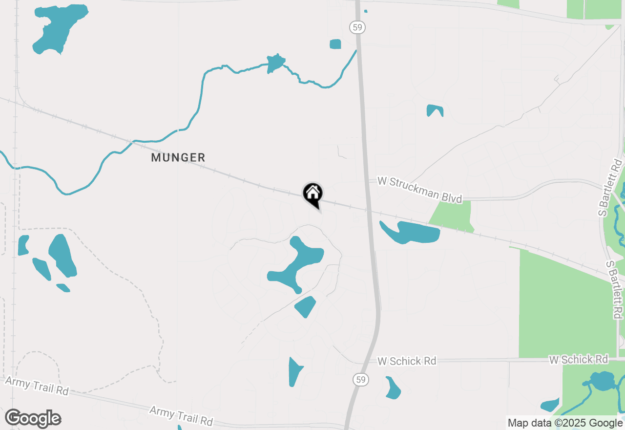 Map of 1267 Churchill Road, Bartlett, IL 60103