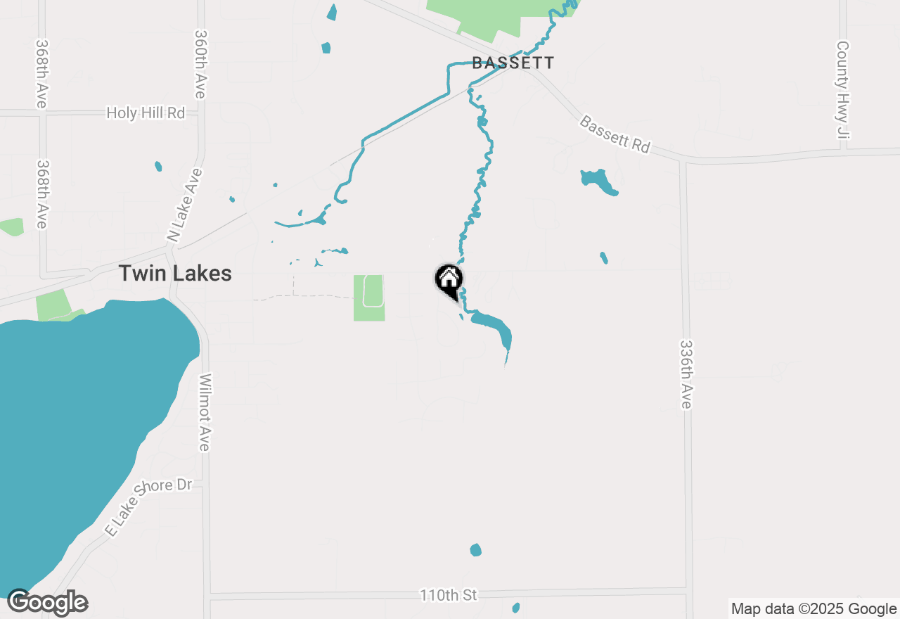 Map of 596 Tindalls Nest, Twin Lakes, WI 53181