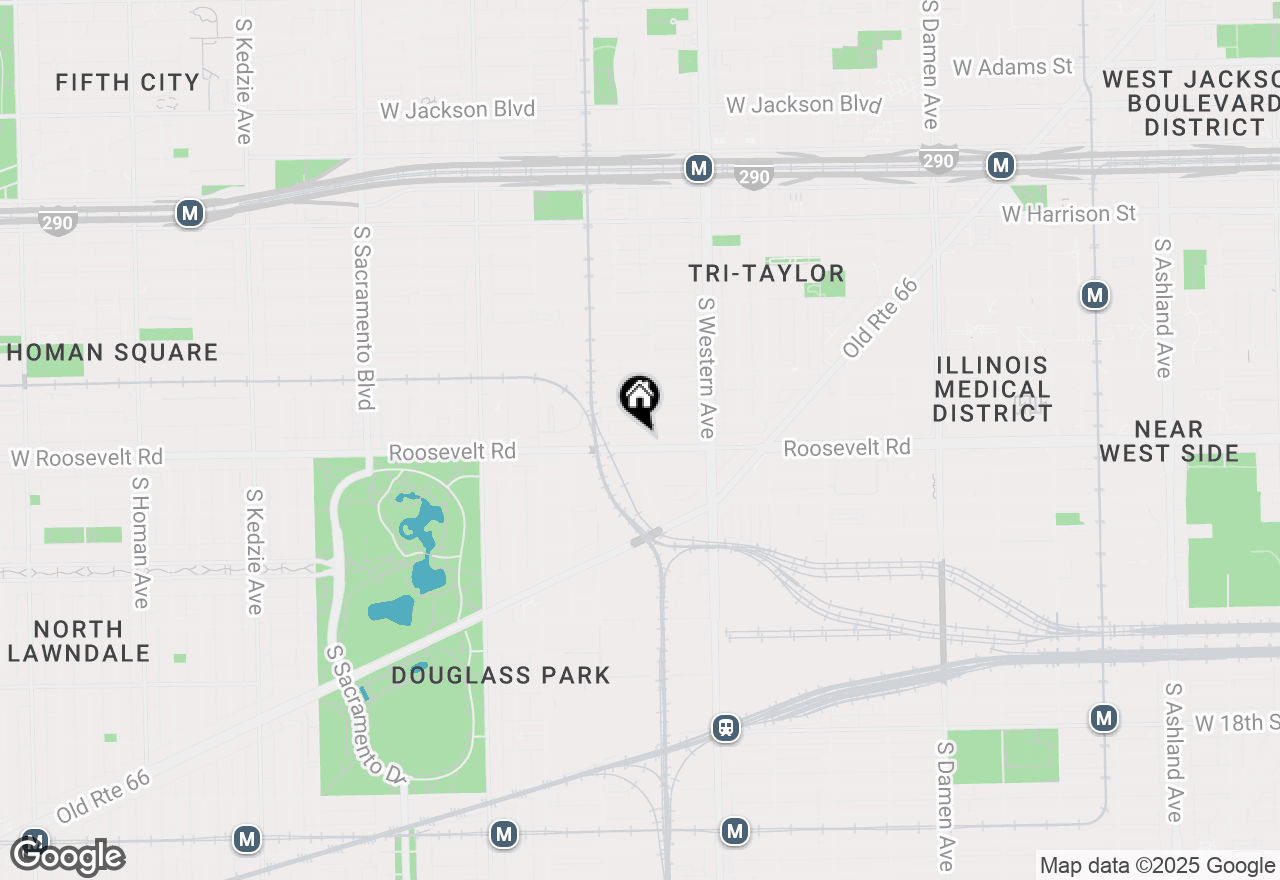 Map of 2508 W Roosevelt Road, Chicago, IL 60608