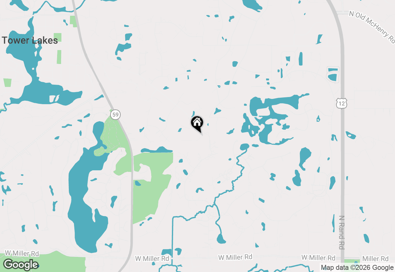 Map of 255 Indian Trail Road, North Barrington, IL 60010