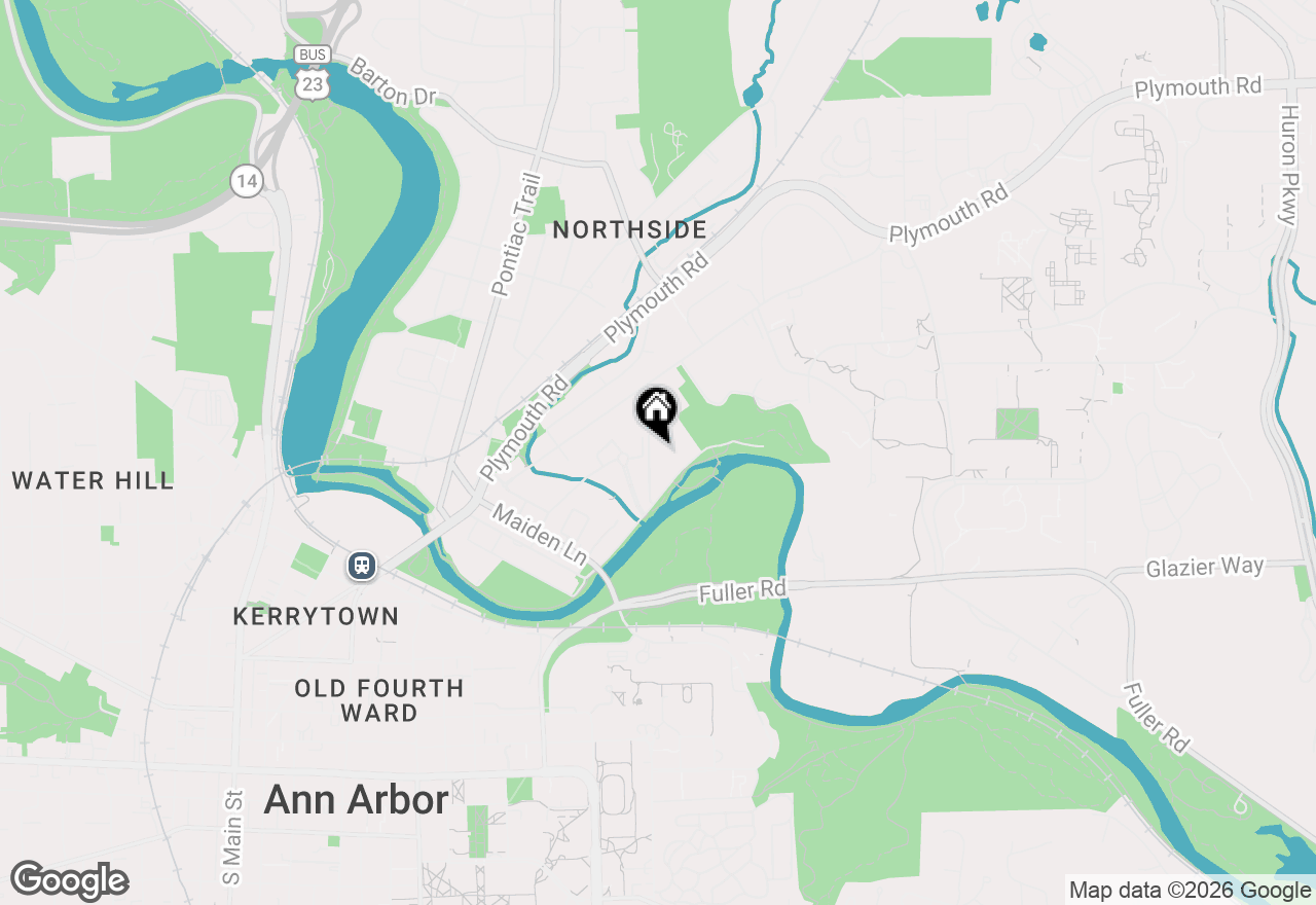 Map of 1225 Island Drive #104, Ann Arbor, MI 48105