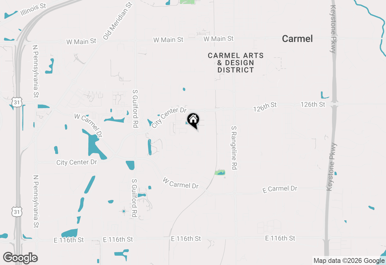 Map of 448 American Way S, Carmel, IN 46032