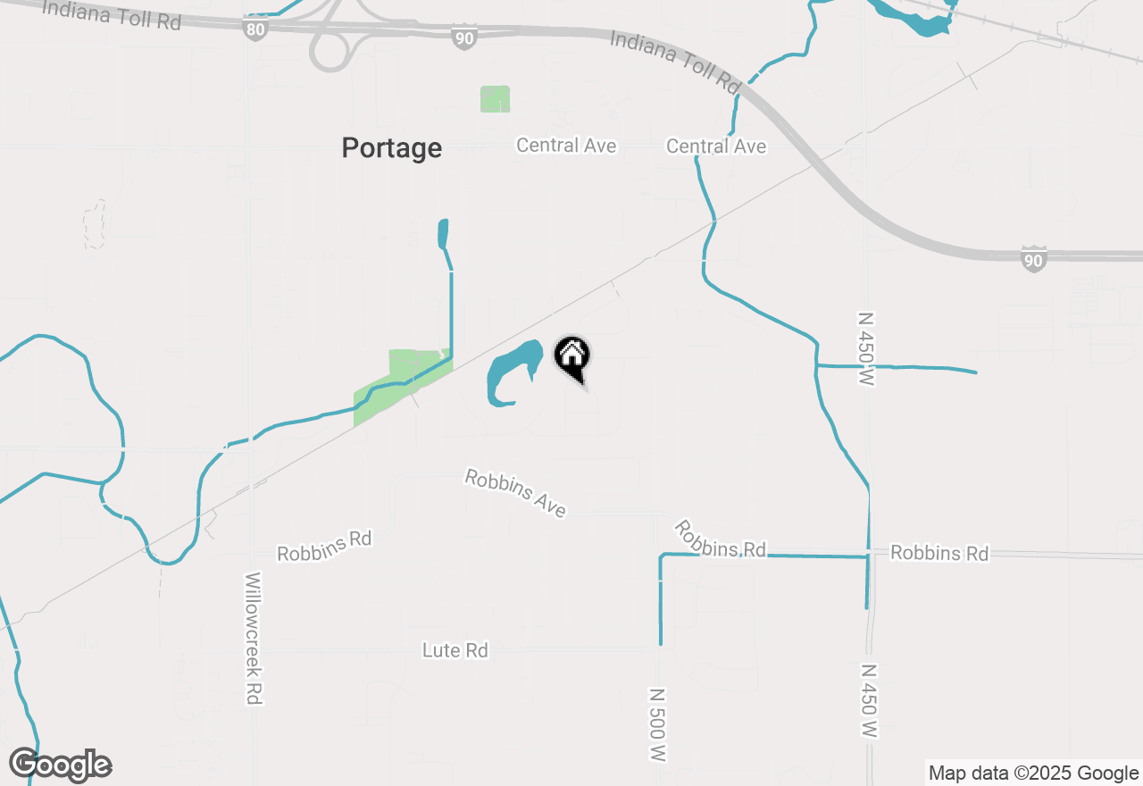Map of 2939 Winterberry Road, Portage, IN 46368