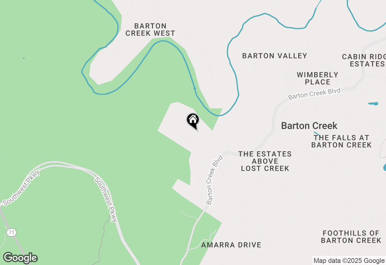 Map of 9600 Veletta Pl, Austin, TX 78735