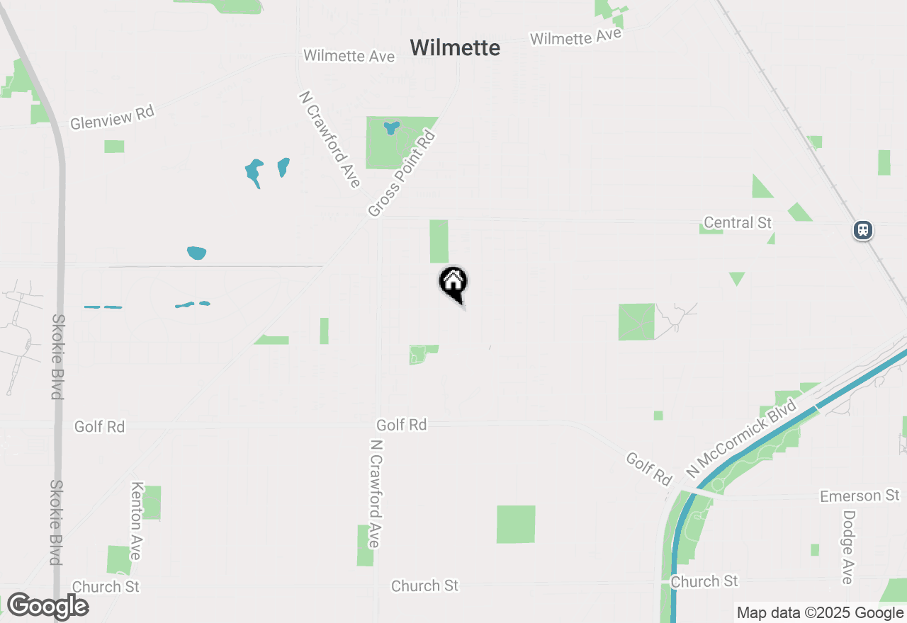 Map of 2343 Hastings Avenue, Evanston, IL 60201