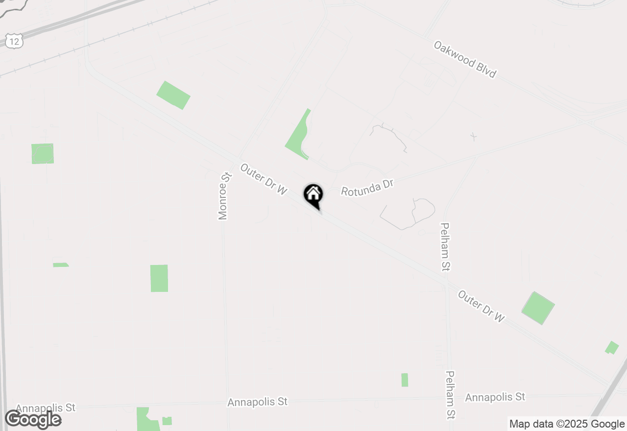 Map of 21406 Outer Drive, Dearborn, MI 48124