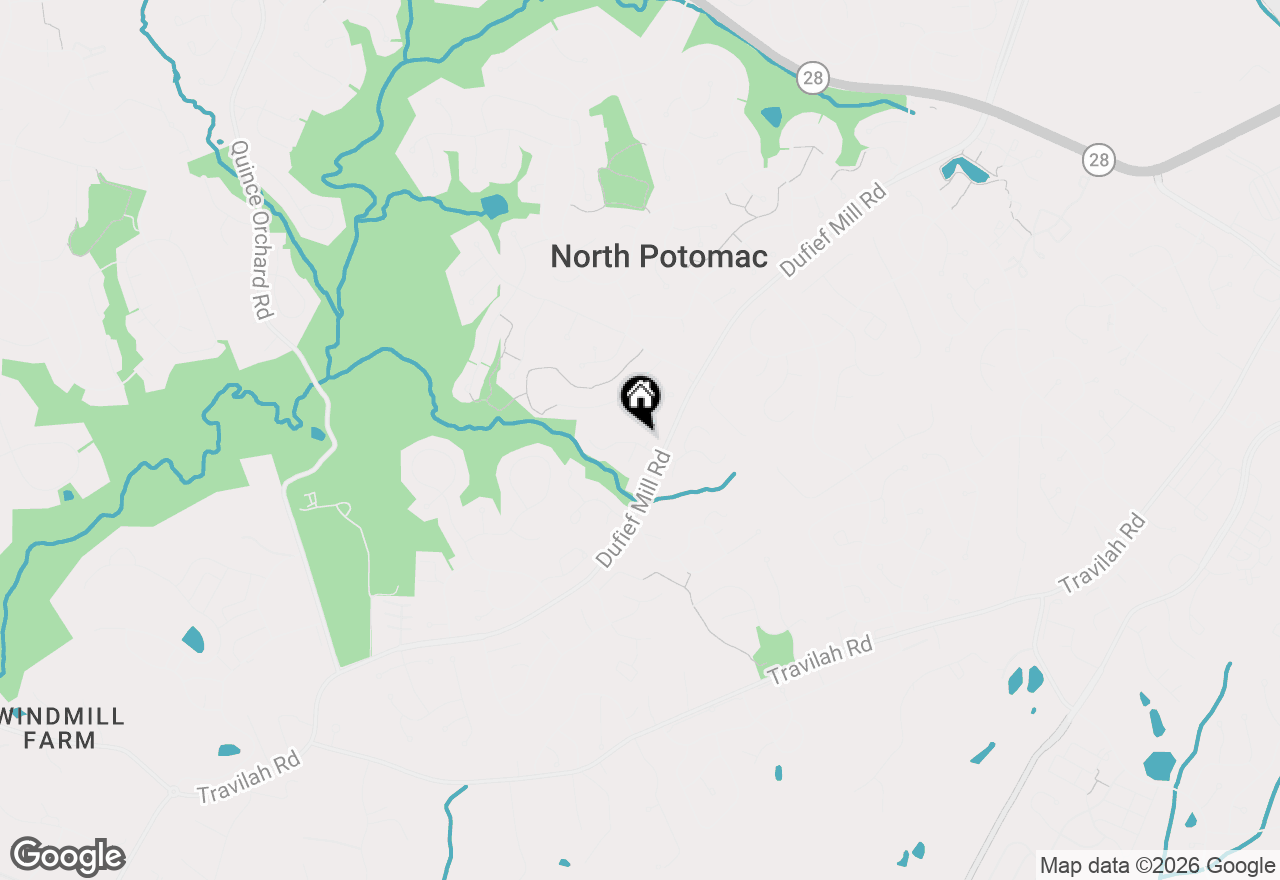 Map of 2 Frances Green Court, North Potomac, MD 20878