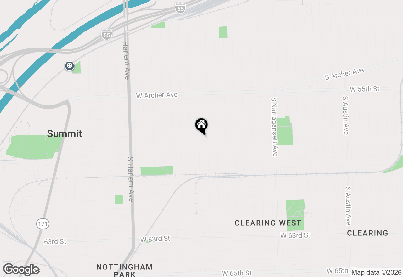 Map of 5730 S Oak Park Avenue, Chicago, IL 60638
