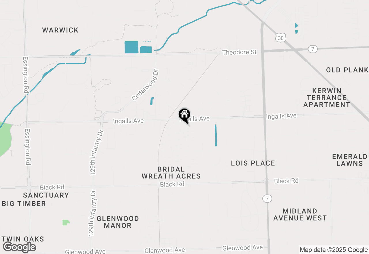 Map of 1109 Pearson Drive, Joliet, IL 60435