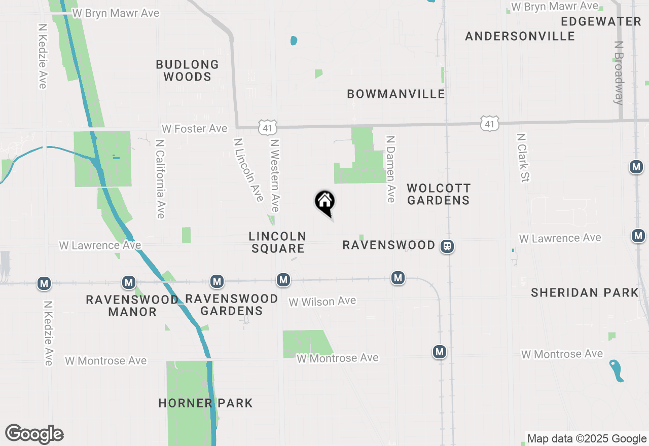 Map of 4841 N Bell Avenue #2, Chicago, IL 60625