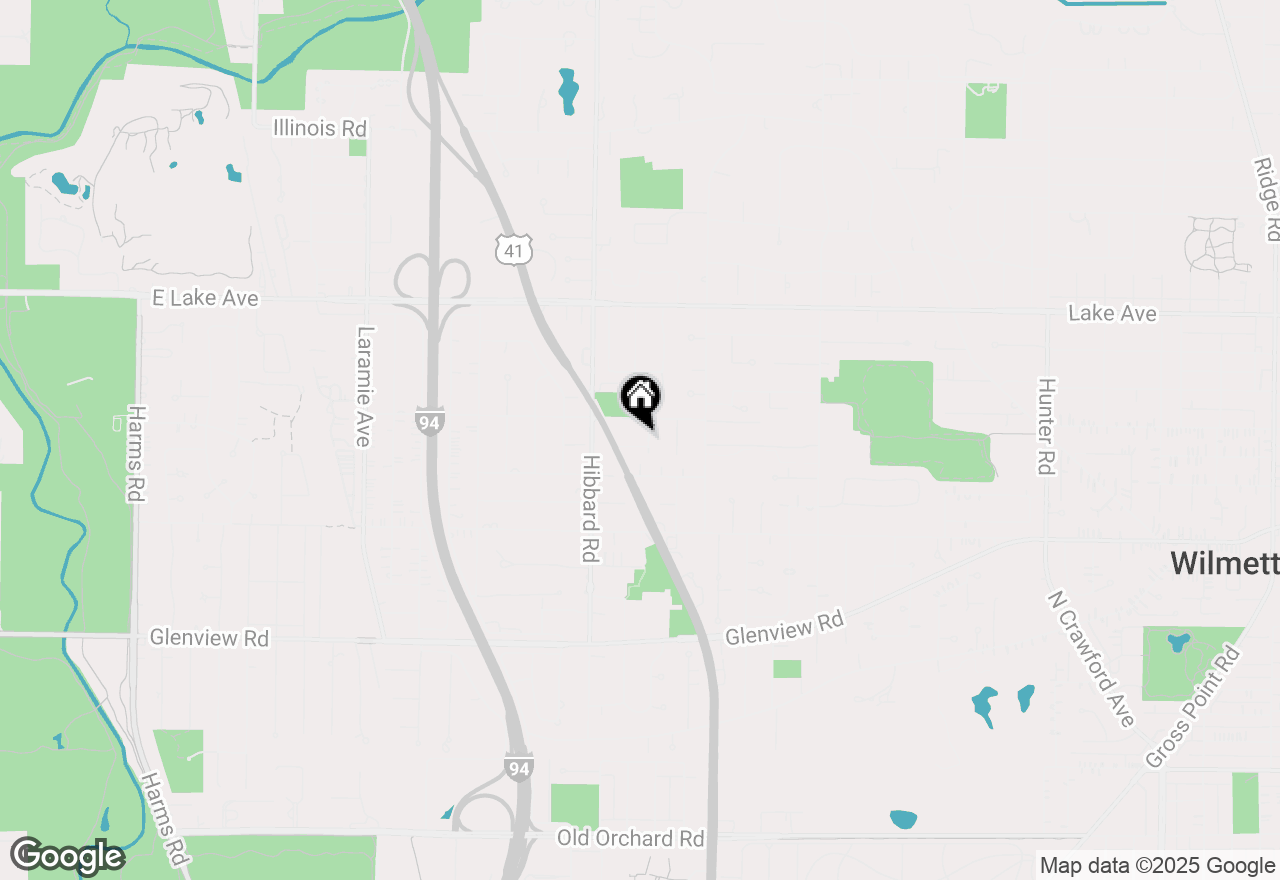 Map of 3004 Highland Avenue, Wilmette, IL 60091