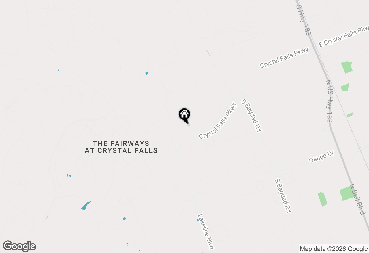 Map of 1601 Lions Den, Leander, TX 78641