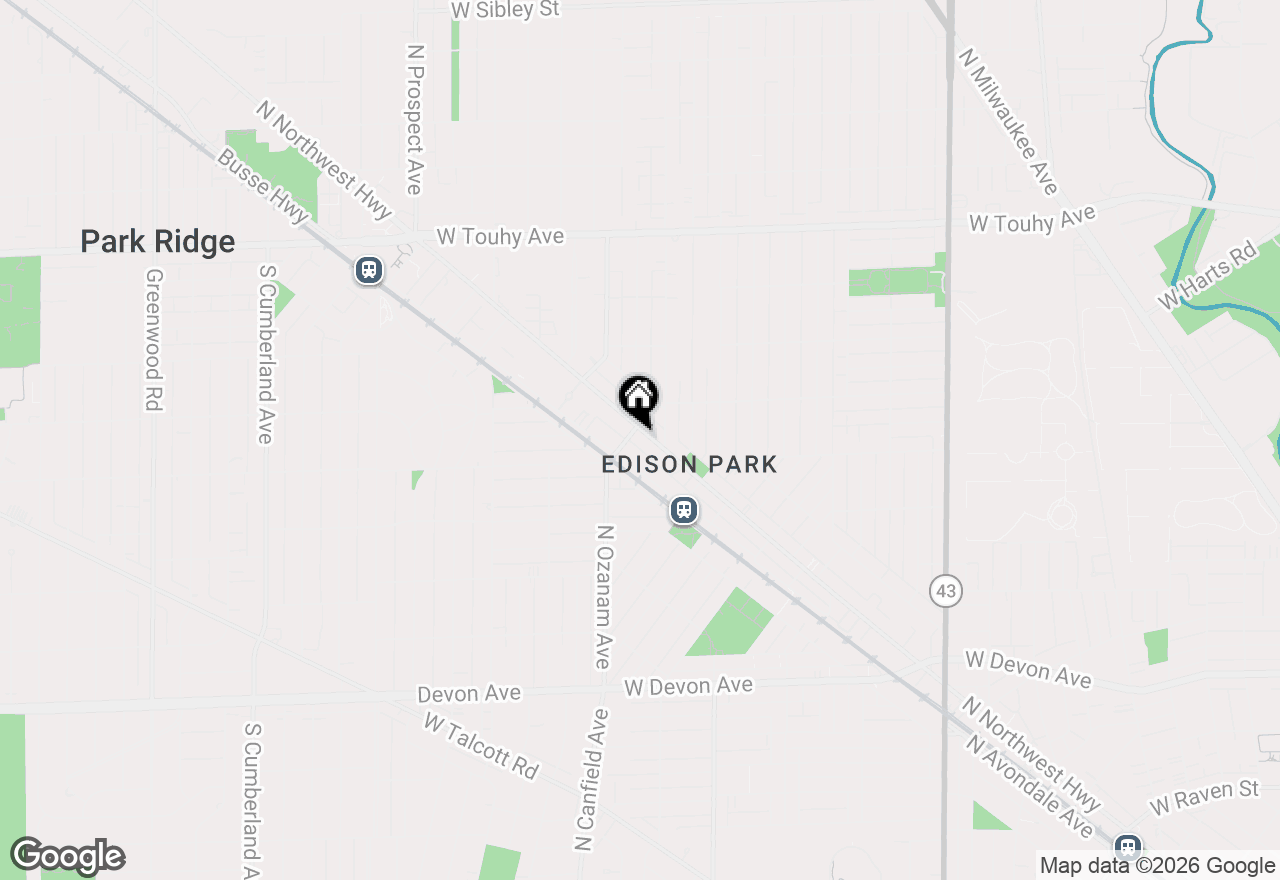 Map of 6828 N Northwest Highway #2, Chicago, IL 60631