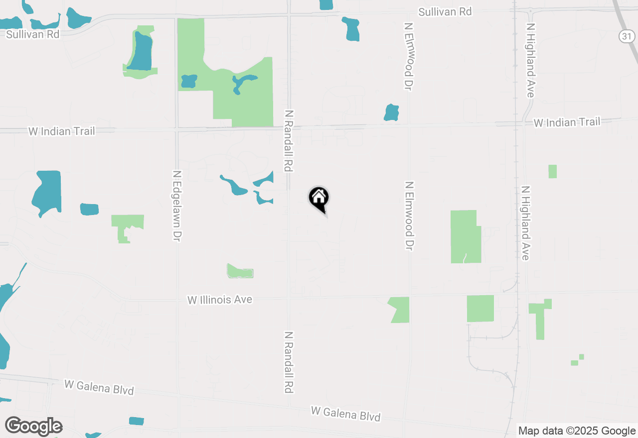 Map of 1320 N Glen Circle #B, Aurora, IL 60506