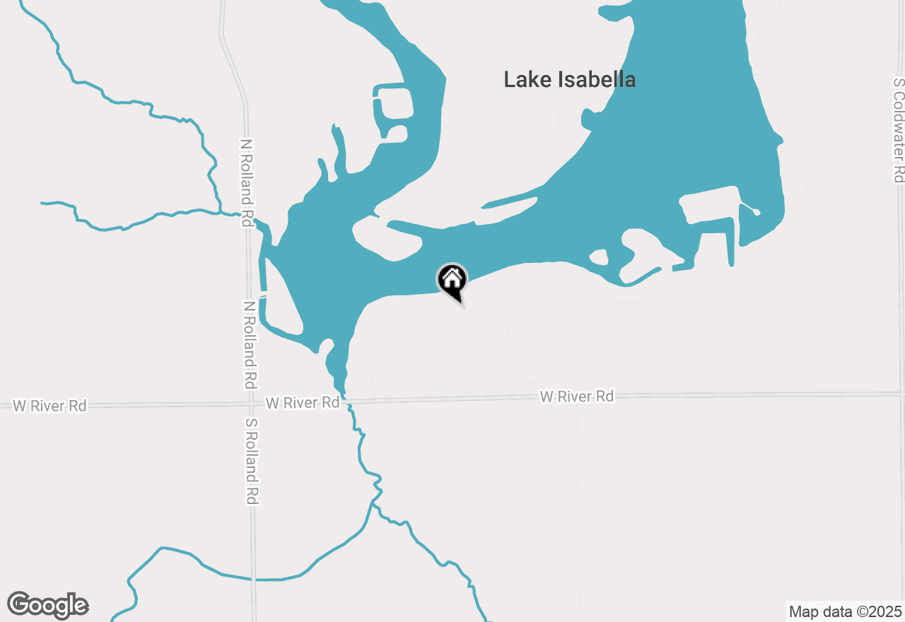 Map of 1014 Pueblo Pass, Lake Isabella, MI 48893