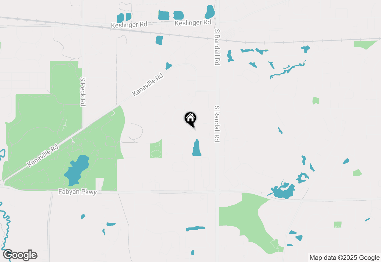 Map of 3689 Thornhill Drive, Elgin, IL 60124