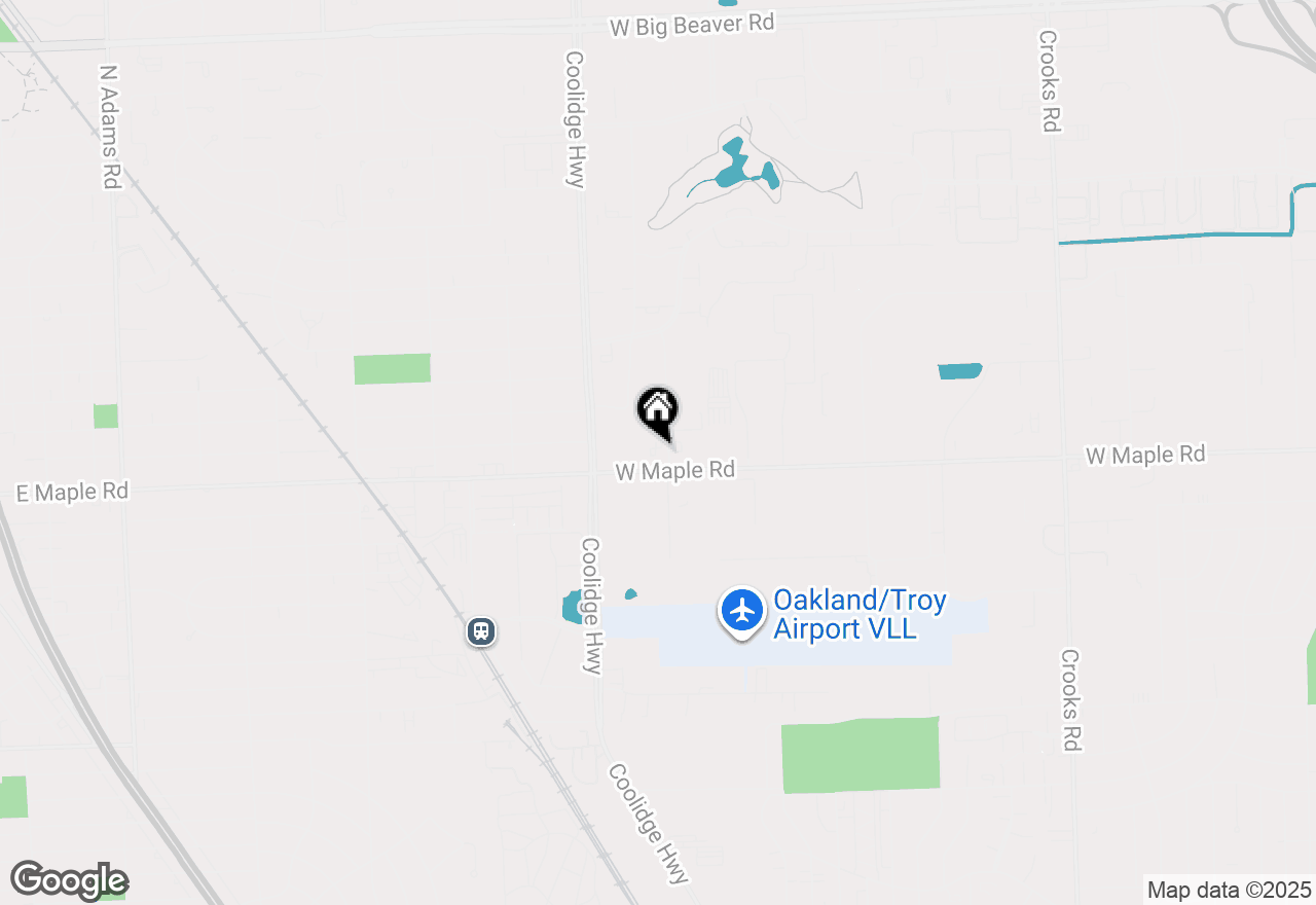 Map of 2820 W Maple Road #210A/B, Troy, MI 48084