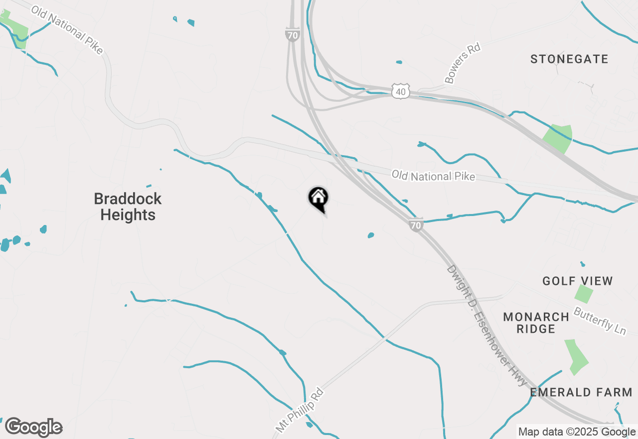 Map of 6733 S Clifton Road, Frederick, MD 21703