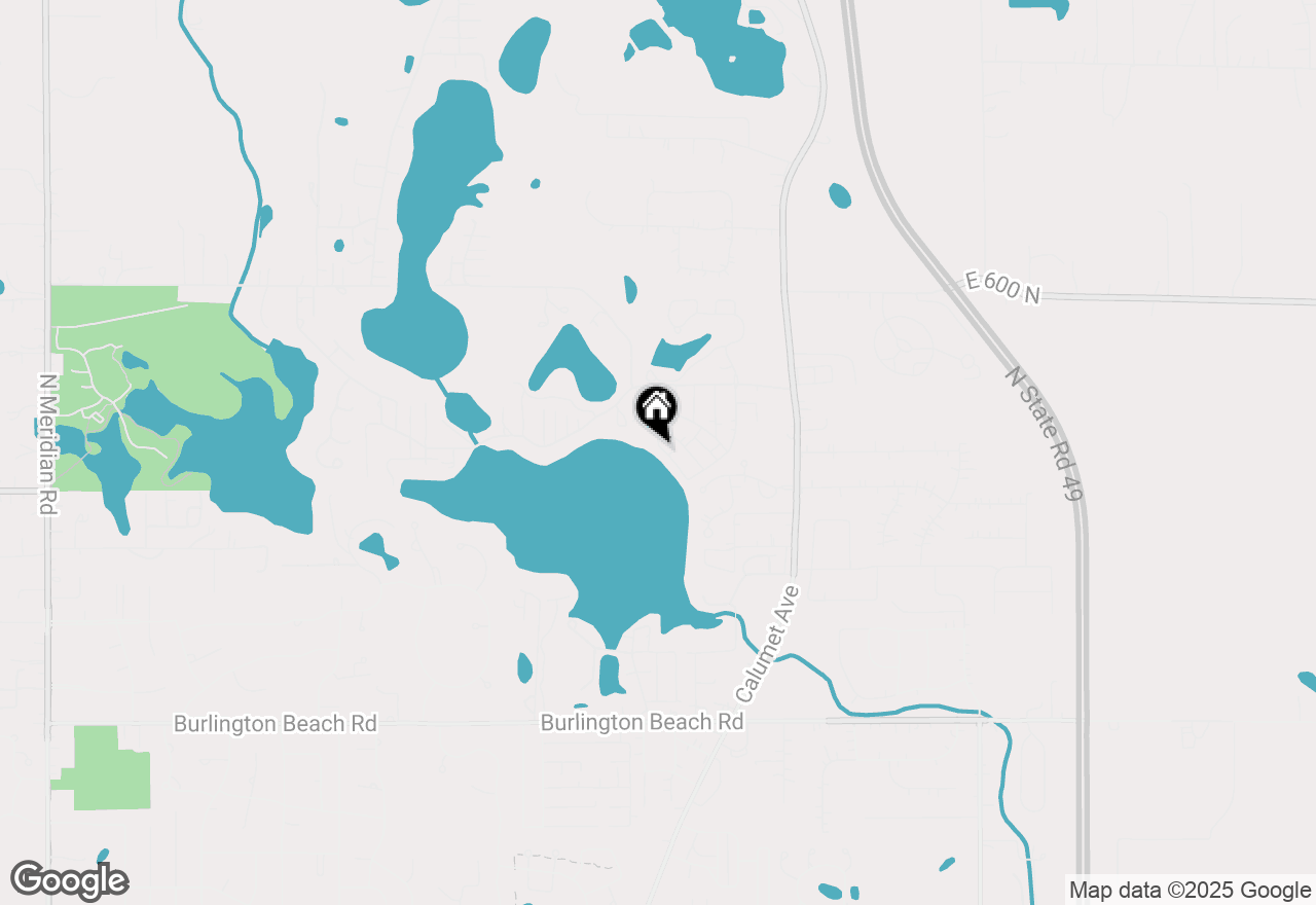 Map of 1612 Woodland Bluff, Valparaiso, IN 46383