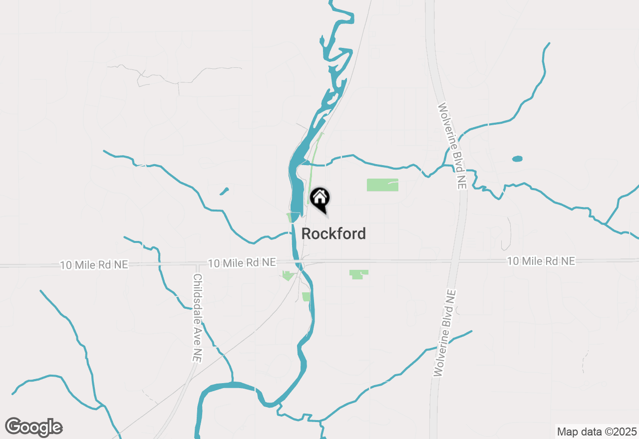 Map of 7864 Woodhurst Drive, Rockford, MI 49341