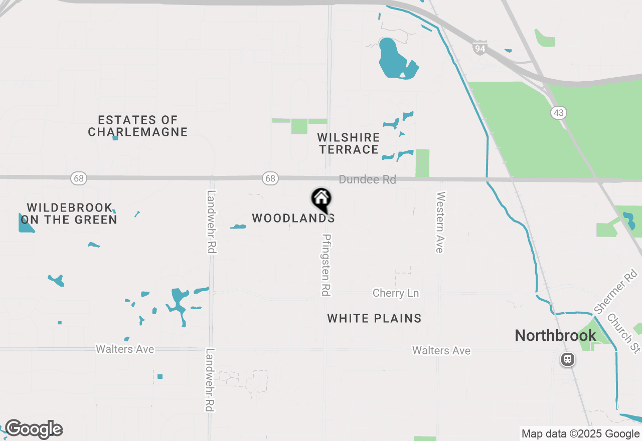 Map of 2814 Crimson Court, Northbrook, IL 60062