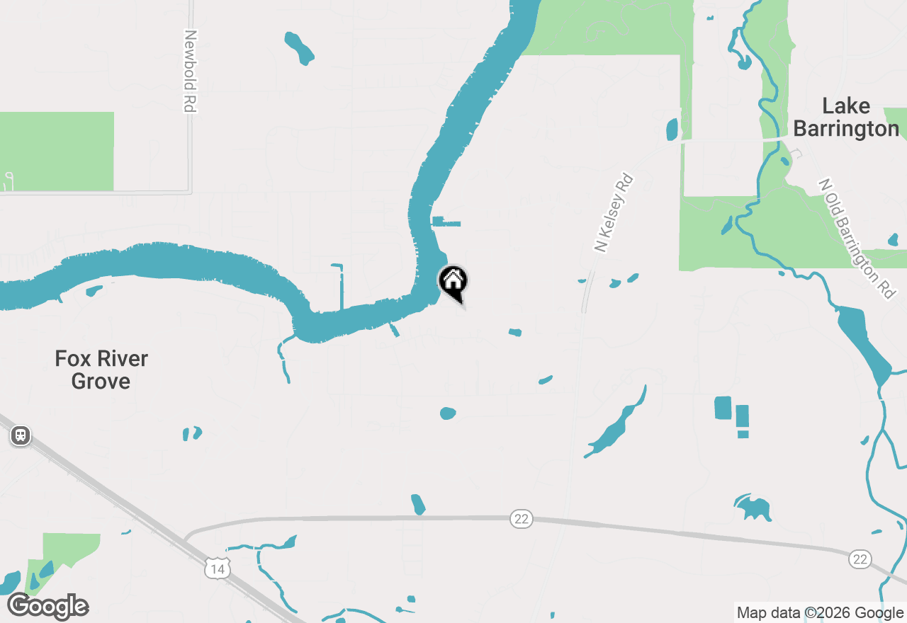 Map of (Address confidential), Barrington, Illinois 60010