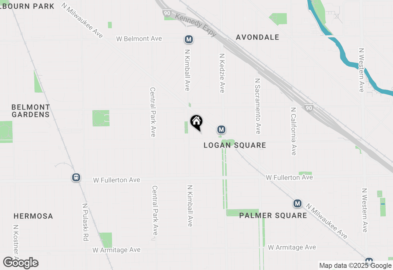 Map of 2628 N Spaulding Avenue #1, Chicago, IL 60647