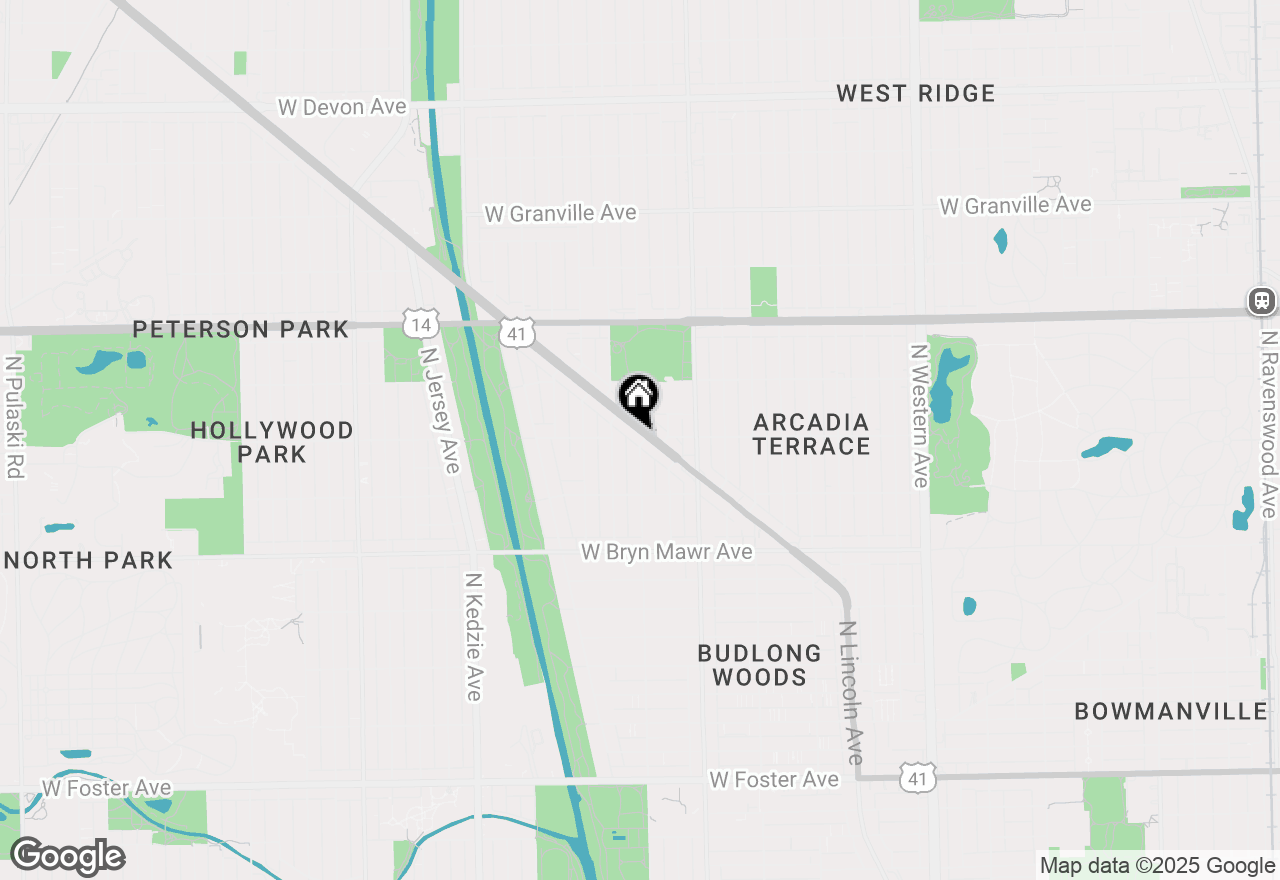 Map of 5800 N Lincoln Avenue, Chicago, IL 60659