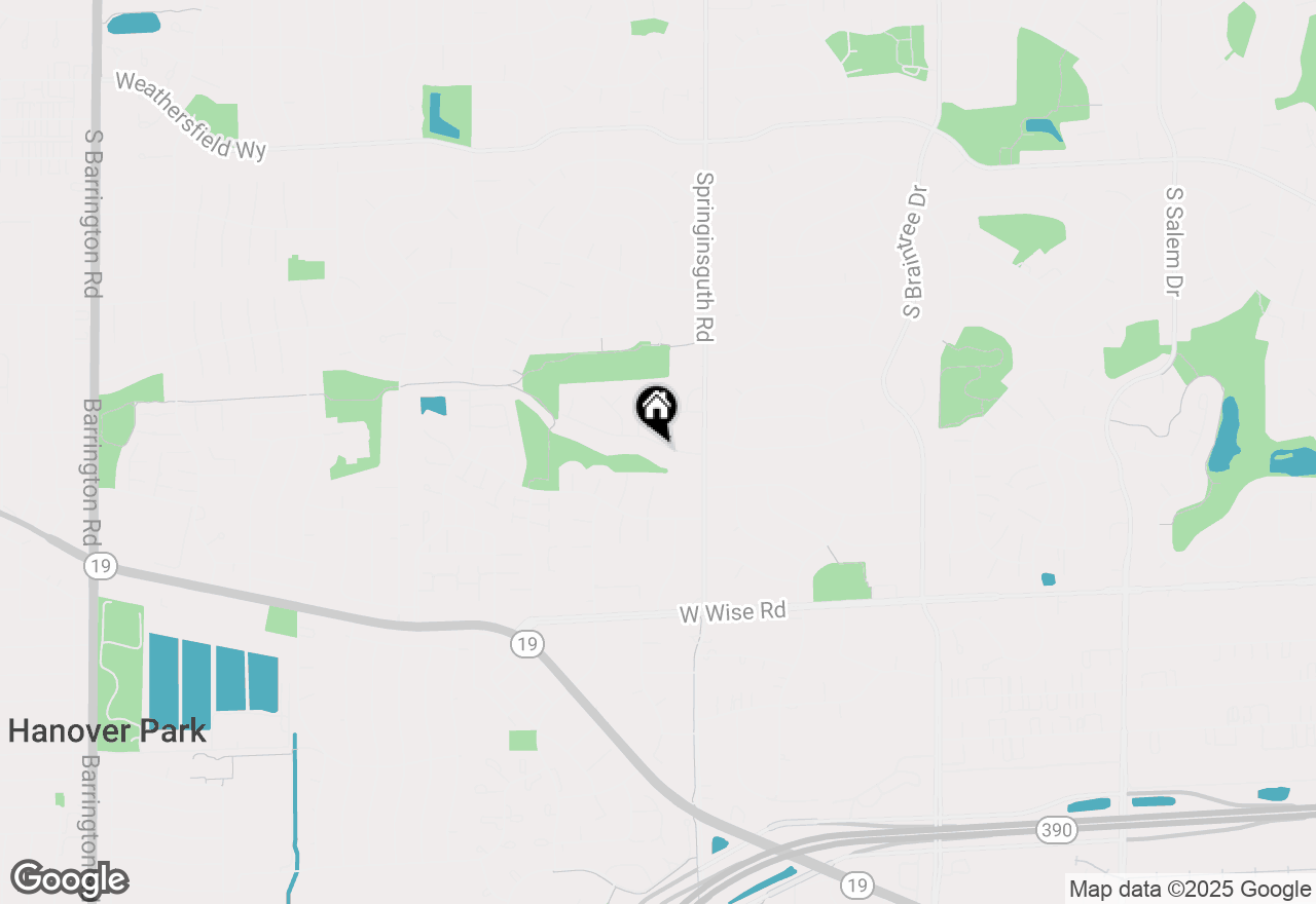 Map of 1629 Syracuse Lane, Schaumburg, IL 60193