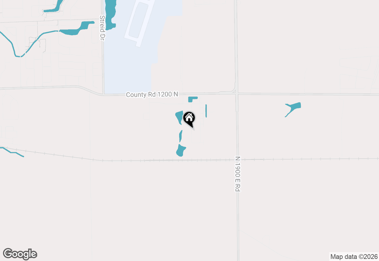 Map of 1903 Dunraven Road, Bloomington, IL 61704
