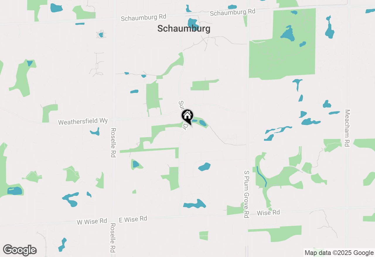 Map of 643 Summit Drive, Schaumburg, IL 60193