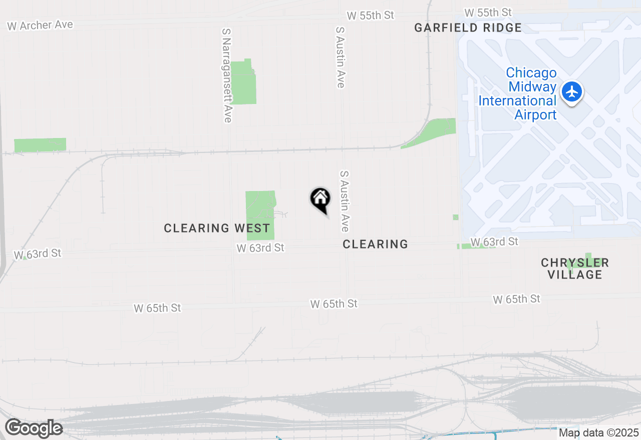 Map of 6201 S Meade Avenue, Chicago, IL 60638